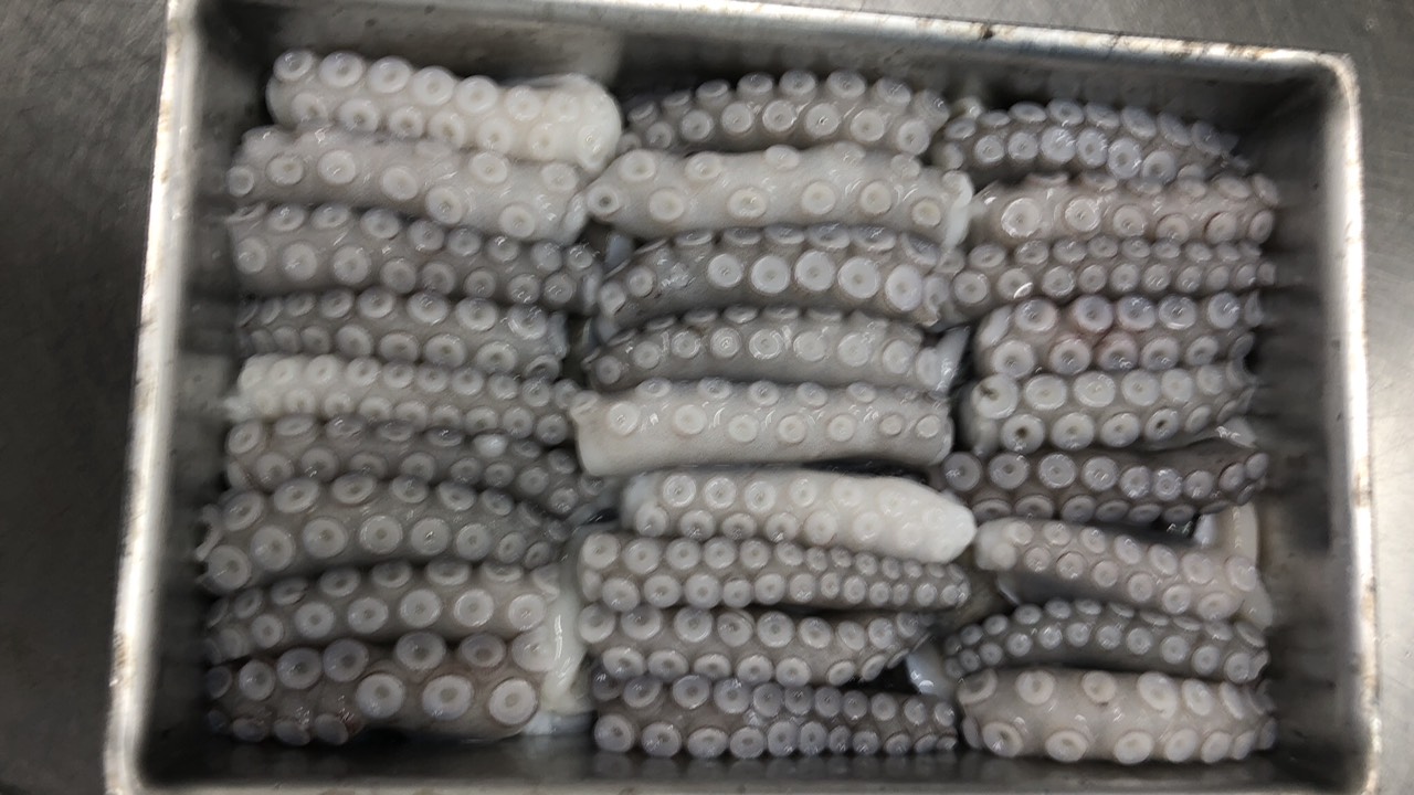 Bạch tuộc chân dài cắt - Công Ty Thủy Sản Hải Kim VN